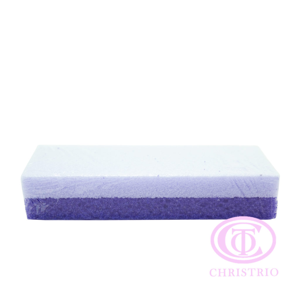 Pumice Sponge 2 shades of violet