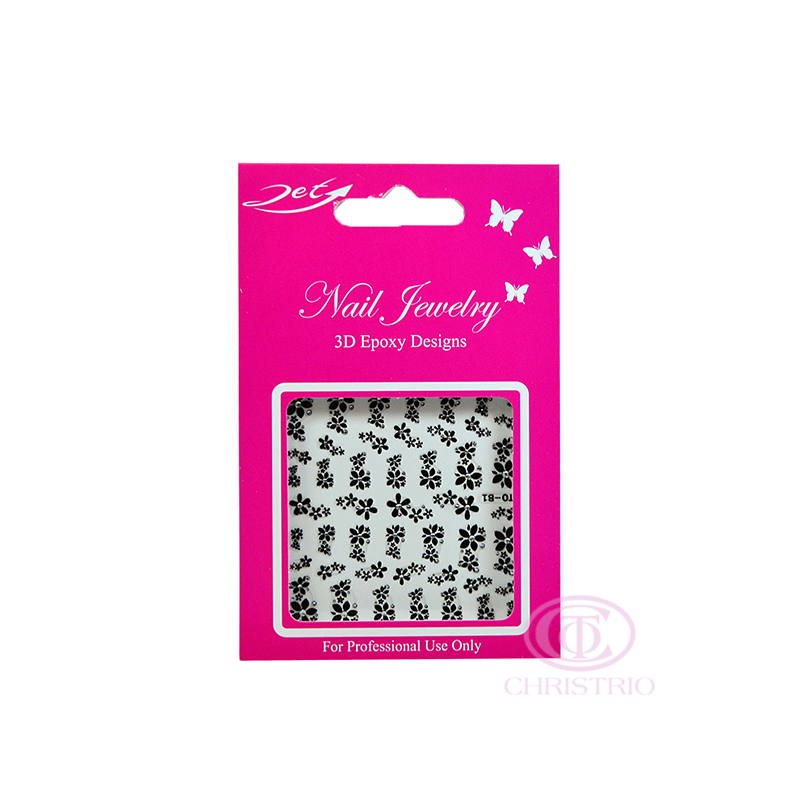 JET Nail Jewelry 3D Epoxy Designs stickers - B1
