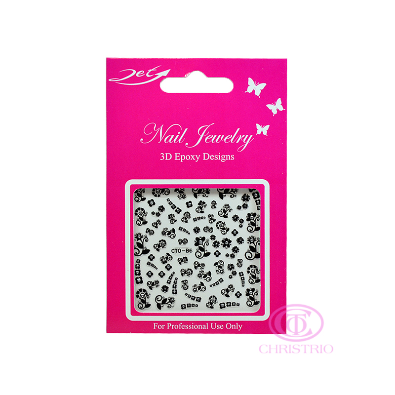 JET Nail Jewelry 3D Epoxy Designs stickers - B6