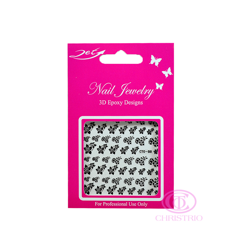 JET Nail Jewelry 3D Epoxy Designs stickers - B8