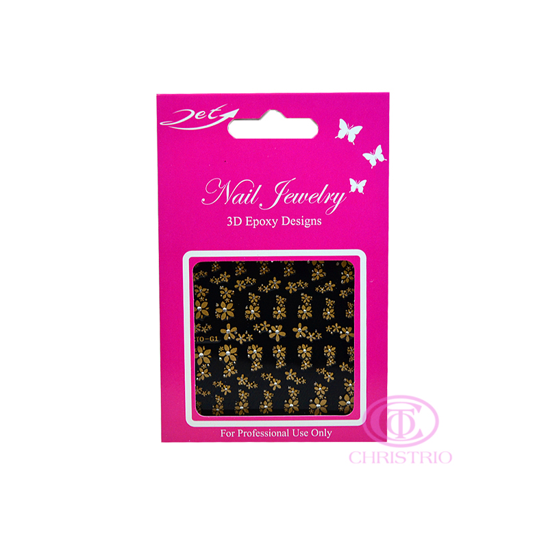 JET Nail Jewelry 3D Epoxy Designs stickers - G1