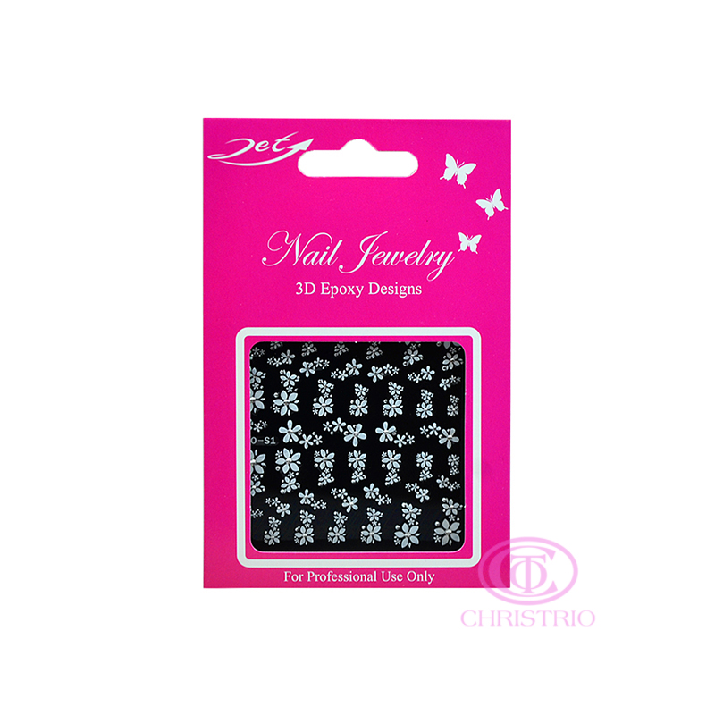 JET Nail Jewelry 3D Epoxy Designs stickers - S1