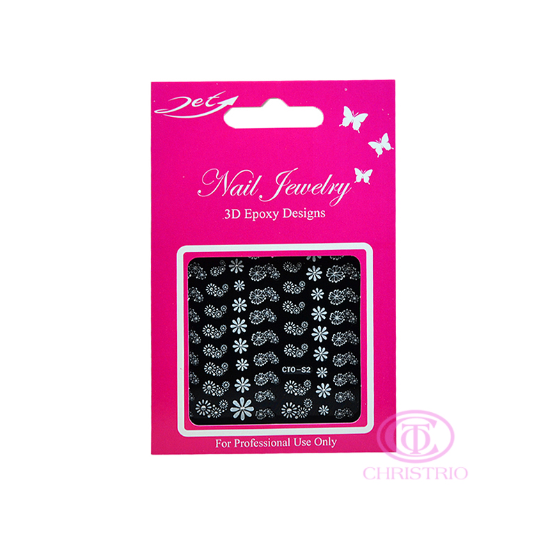JET Nail Jewelry 3D Epoxy Designs stickers - S2