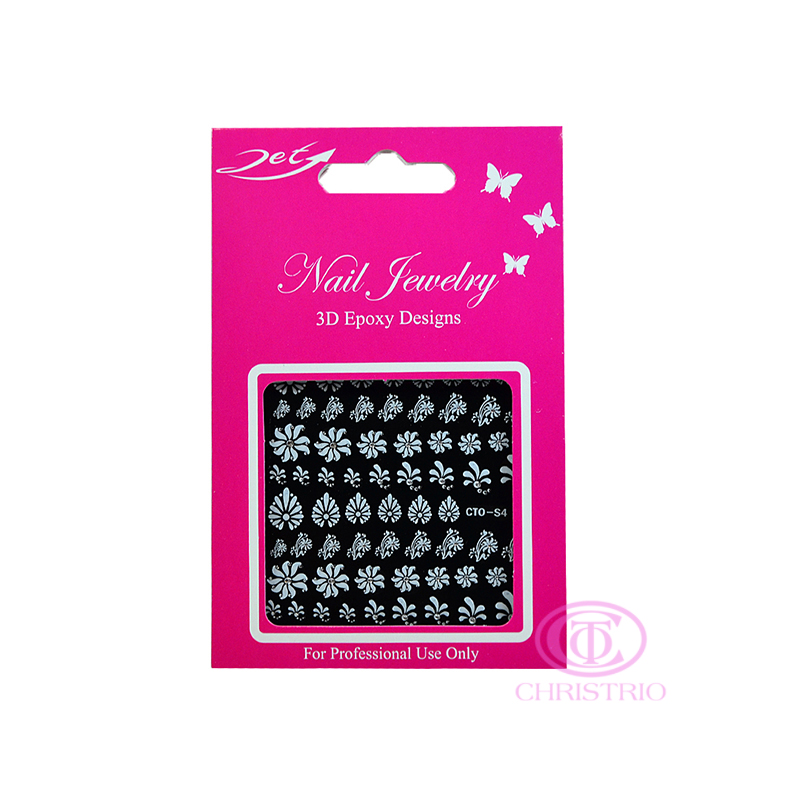 JET Nail Jewelry 3D Epoxy Designs stickers - S4