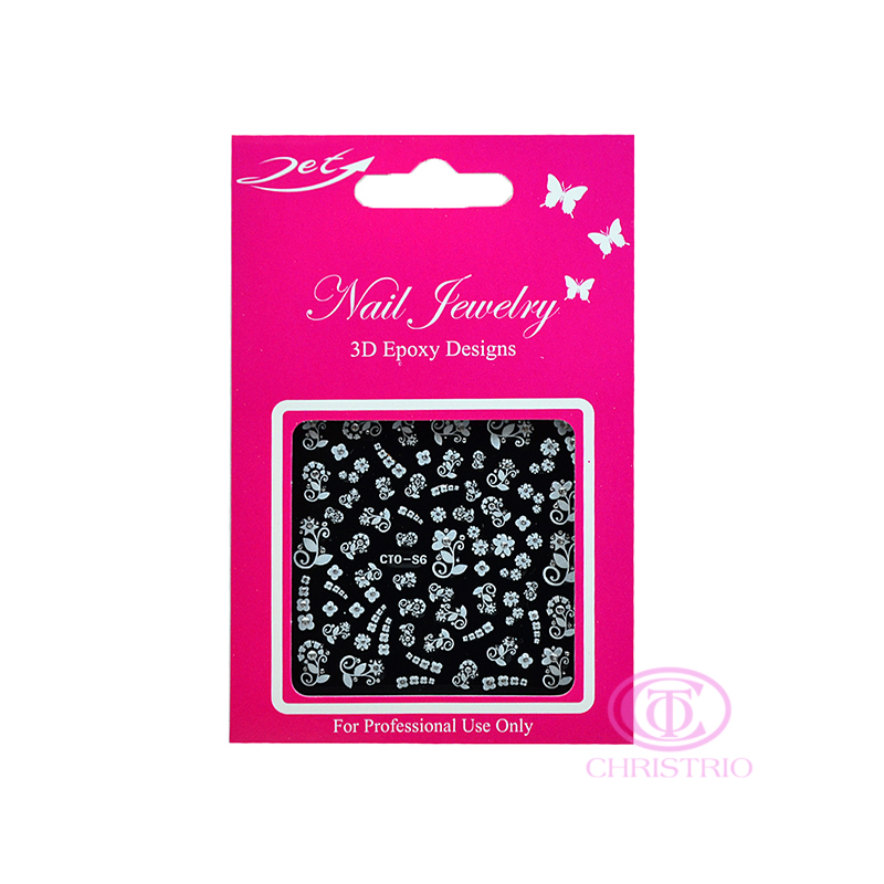 JET Nail Jewelry 3D Epoxy Designs stickers - S6