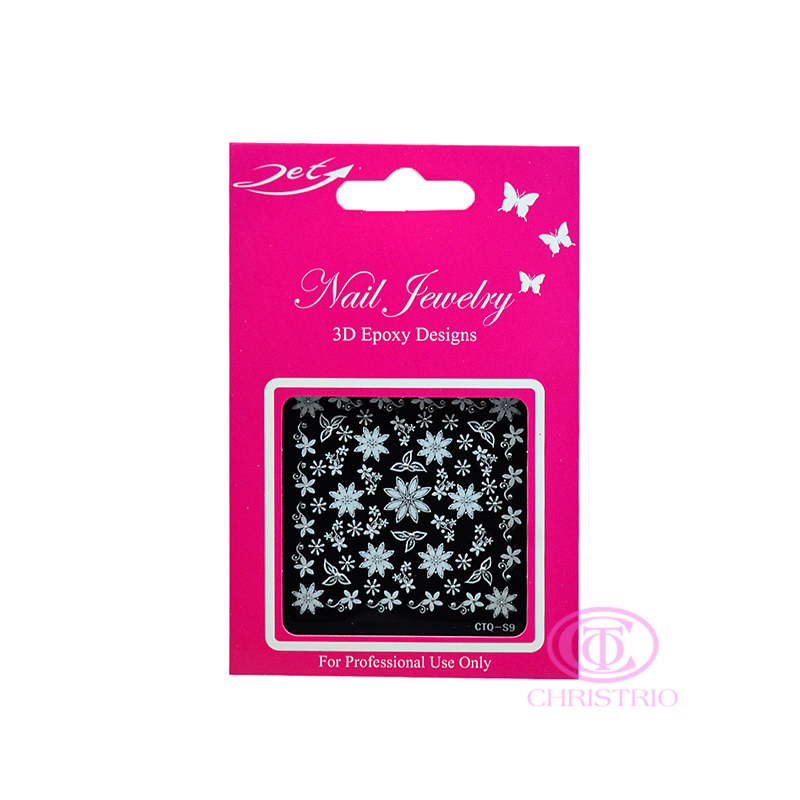 JET Nail Jewelry 3D Epoxy Designs stickers - S9