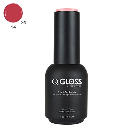 Q.Gloss 3 in 1 Gel Polish #14