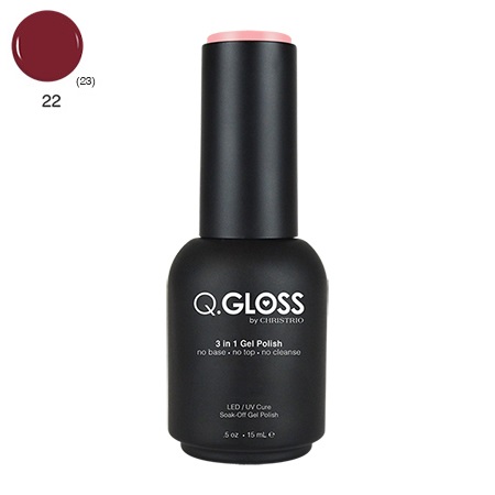 Q.Gloss 3 in 1 Gel Polish #22