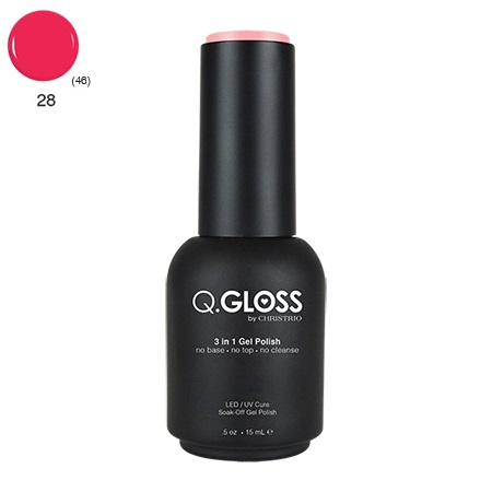 Q.Gloss 3 in 1 Gel Polish #28