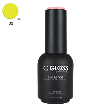 Q.Gloss 3 in 1 Gel Polish #32