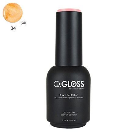 Q.Gloss 3 in 1 Gel Polish #34