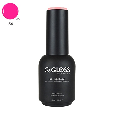 Q.Gloss 3 in 1 Gel Polish #54