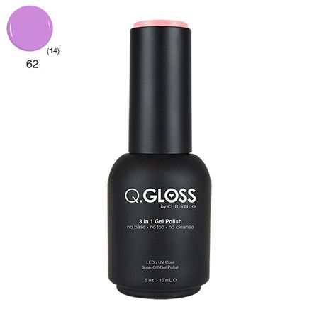 Q.Gloss 3 in 1 Gel Polish #62