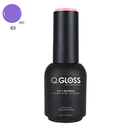 Q.Gloss 3 in 1 Gel Polish #63