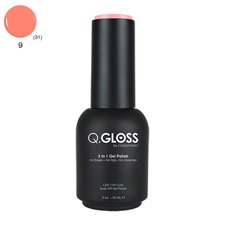 Q.Gloss 3 in 1 Gel Polish #9