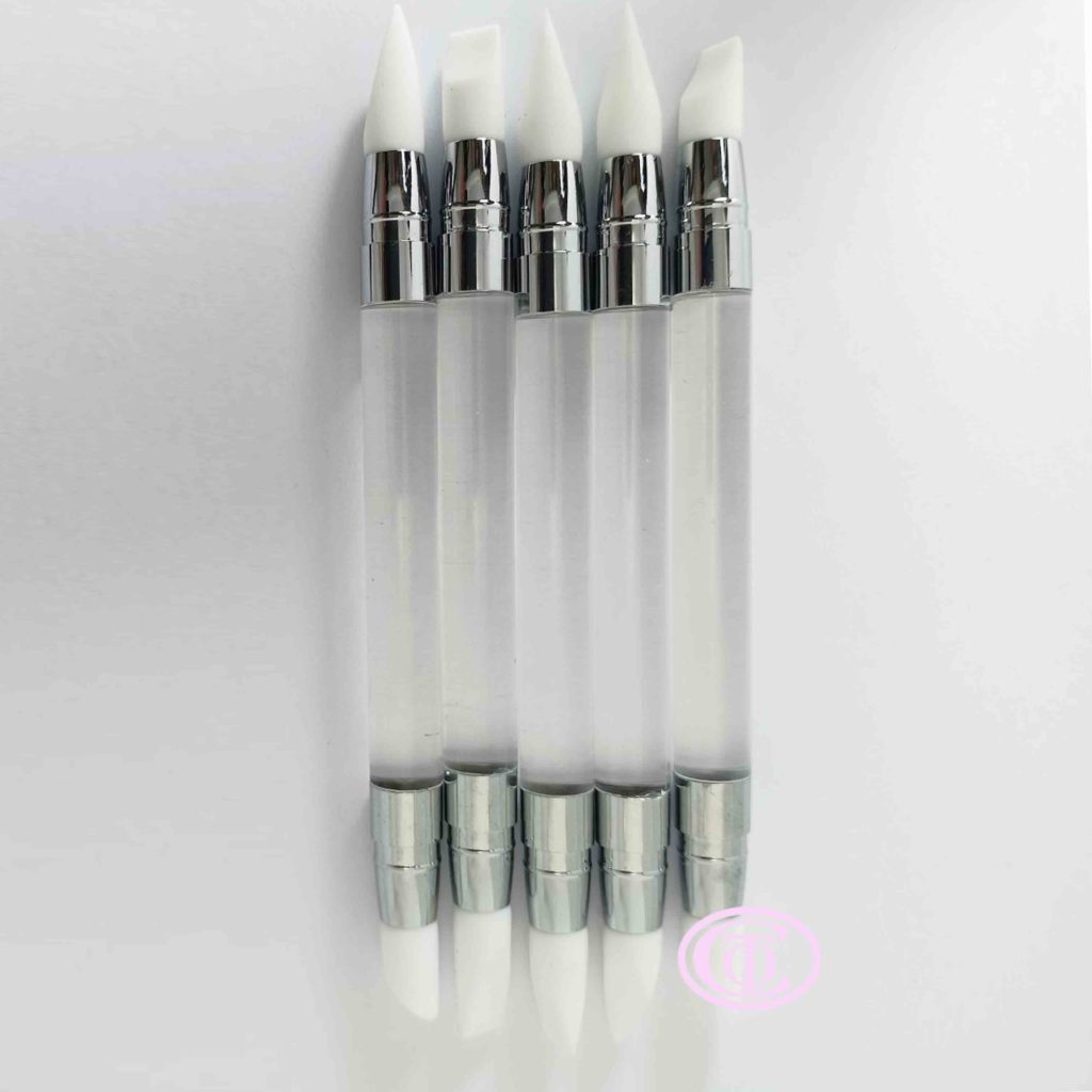 CHRISTRIO silicon brush set 5pcs white – štětec