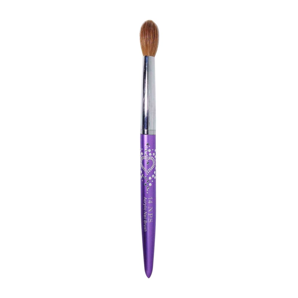 NPS Acrylic Nail Brush violet #14,#16