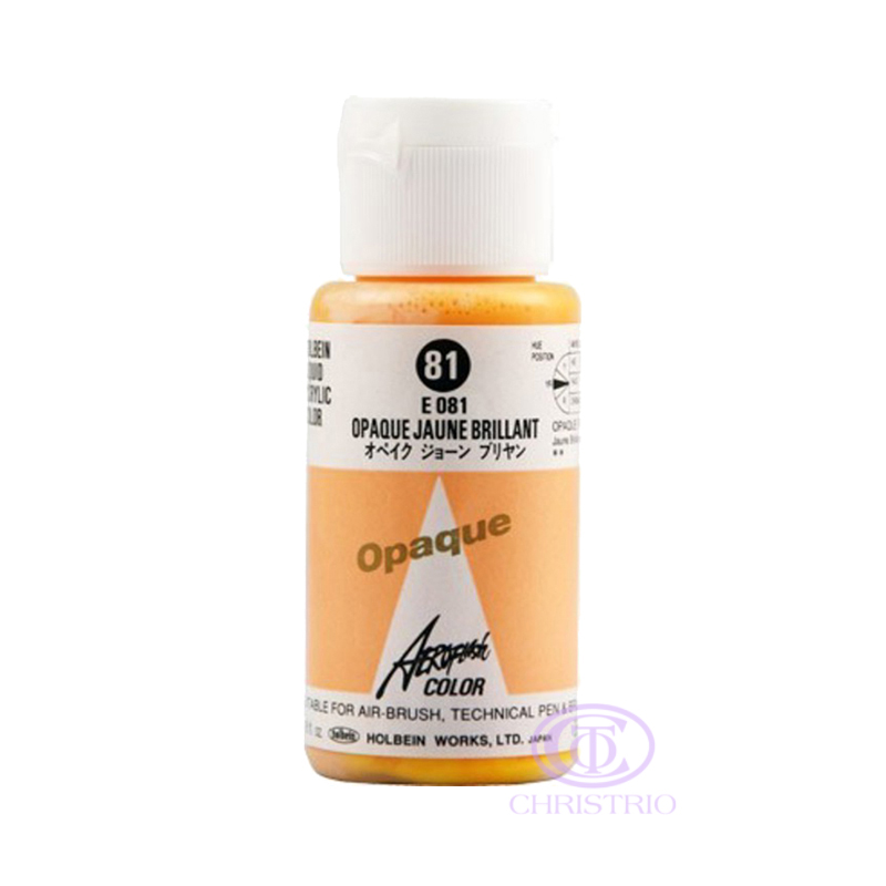 HOLBEIN Airbrush Paint 1,18oz 35ml 81-Opaque Jaune Brillant