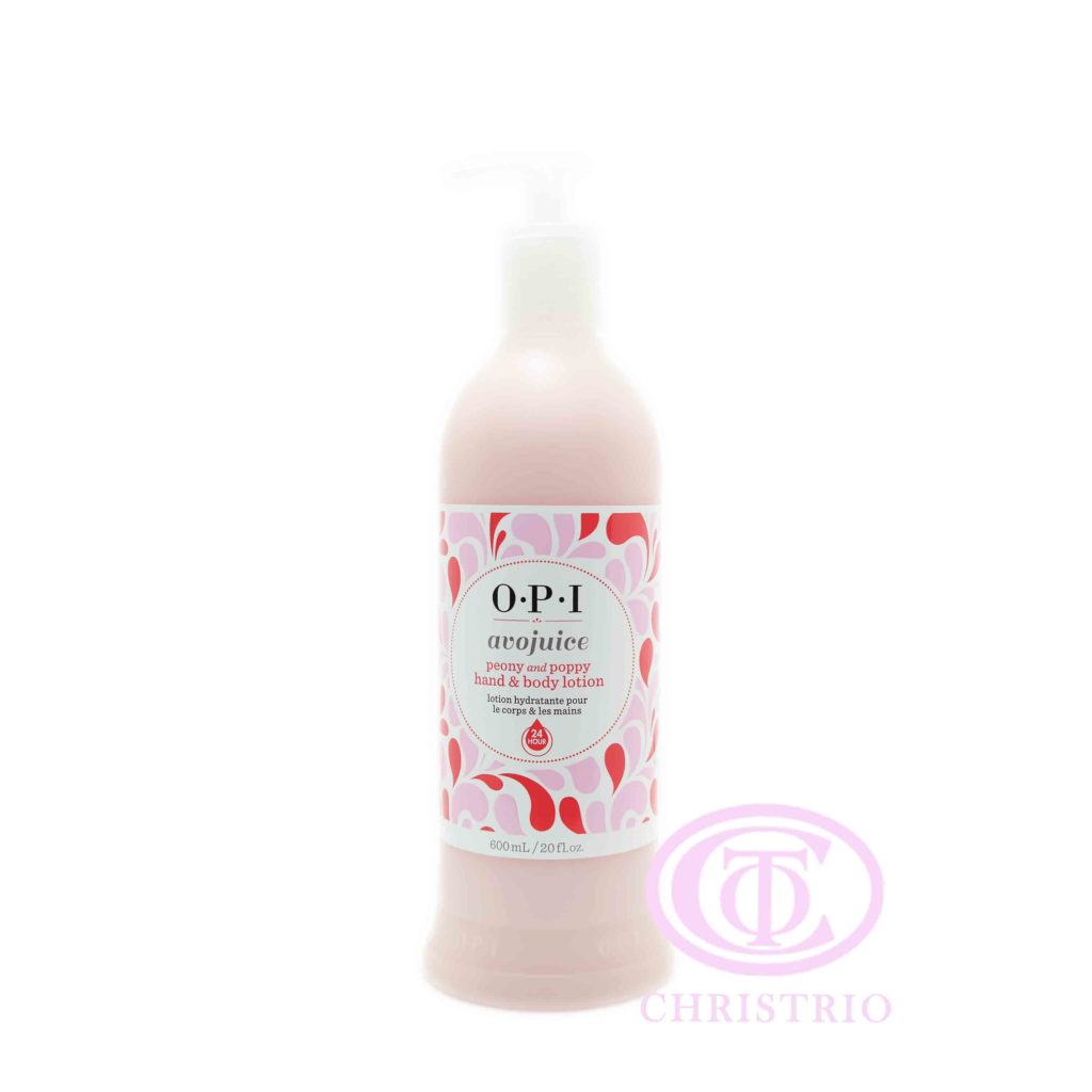 OPI Avojuice Lotion – Krém na ruce (Peony & Poppy 600ml)