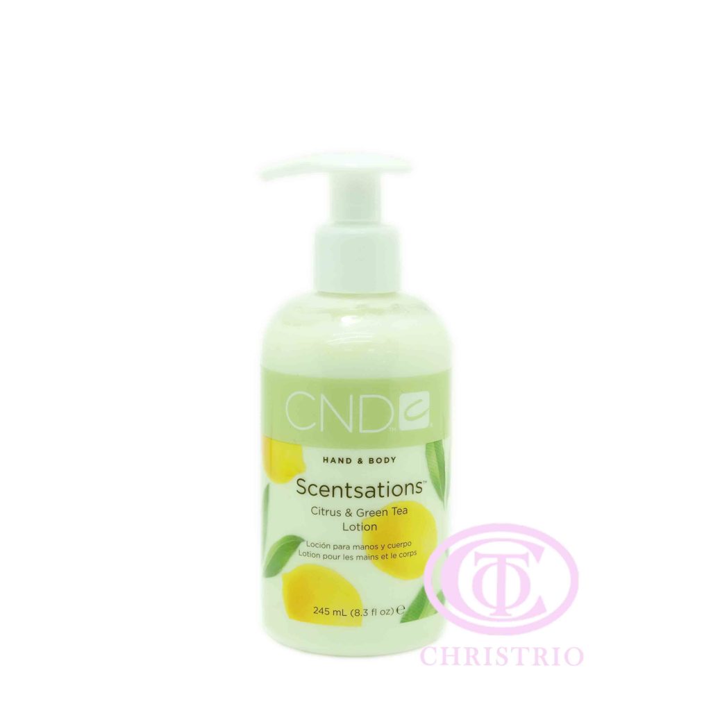 CND Hand & Body Scentsations – Vyživující krém na ruce (Citrus & Green Tea 245ml)