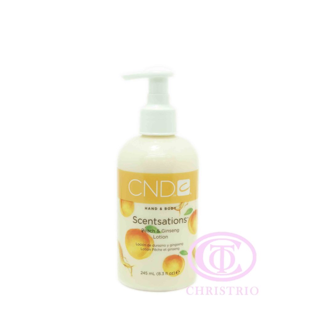 CND Hand & Body Scentsations – Vyživující krém na ruce (Peach & GinSeng 245ml)