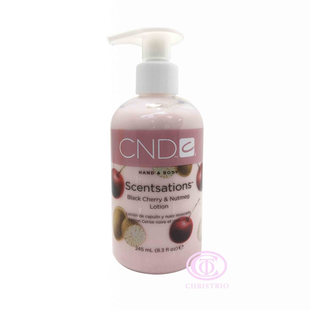 CND Hand & Body Scentsations – Vyživující krém na ruce (Black Cherry & Nutmeg 245ml)