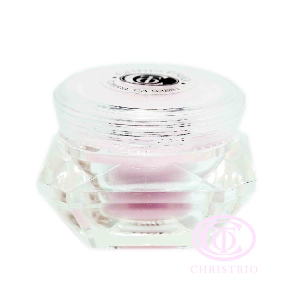 CHRISTRIO Deluxe Acrylic Polymer diamond jar French Pink