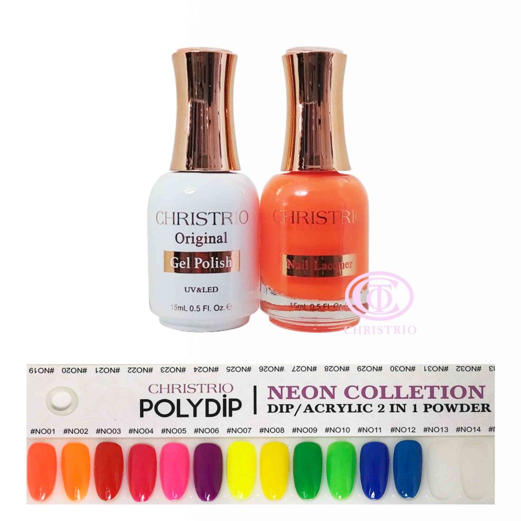 Poly Matching Gel Set Neon (12 colours-15ml)