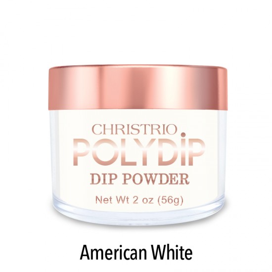 Christrio PolyDip Dip Powder American White – akrylový pudr (56g)
