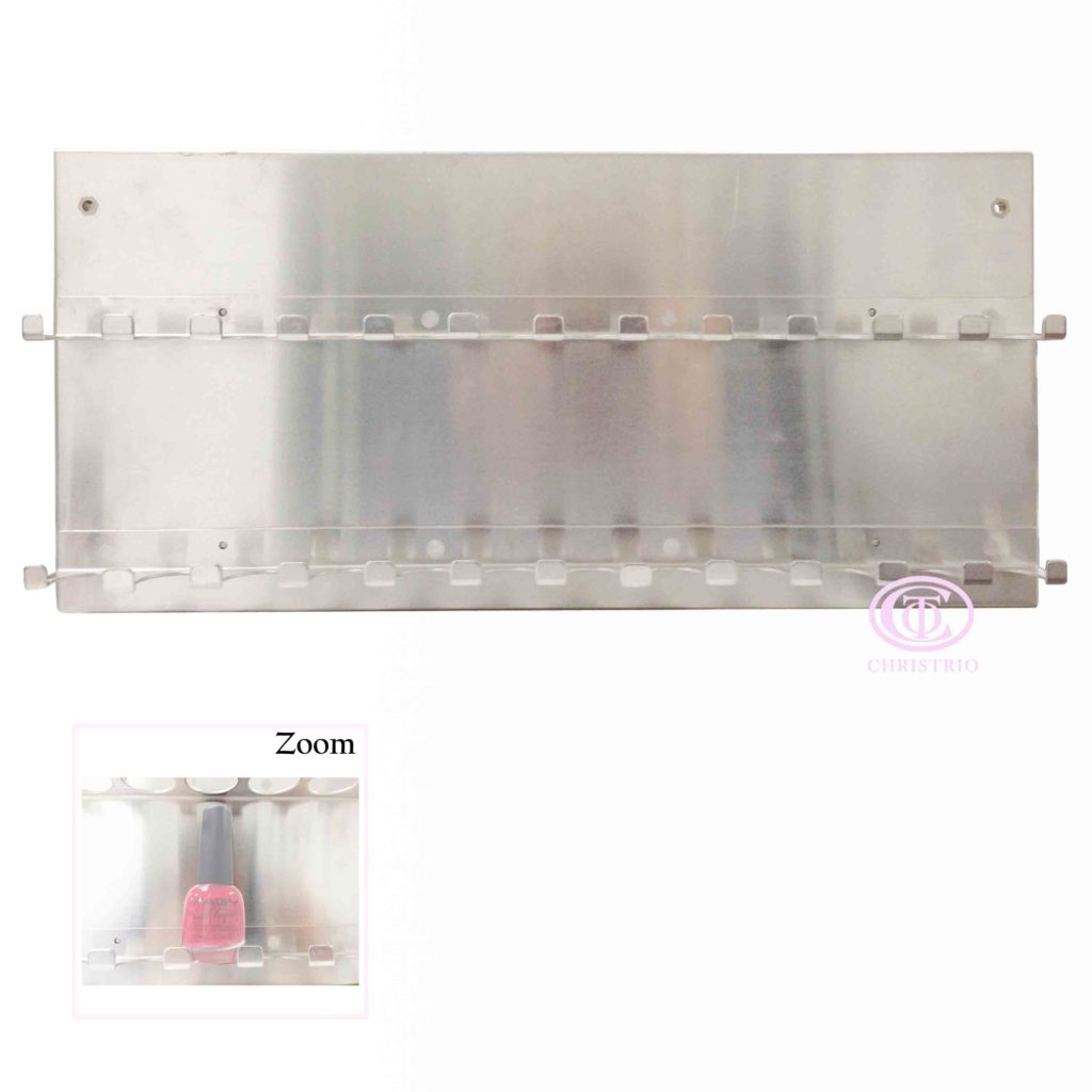 Wall rack 2 rows 24 bottles metal – Stojan na laky