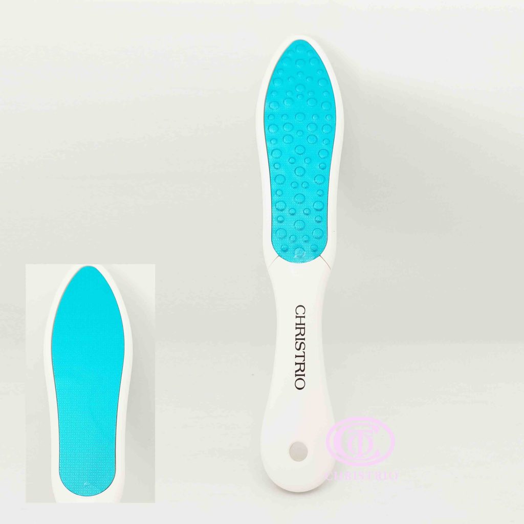 CTO Double-sided foot file (coloured) White – Rašplička na ztvrdlou kůži