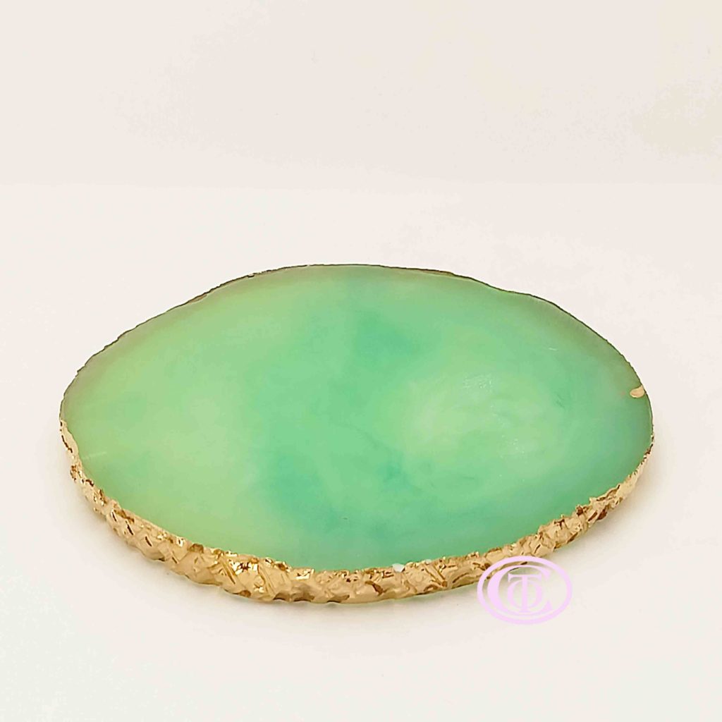 Nail Art stone Plate Green – Kamenná destička na modeláž nehtů